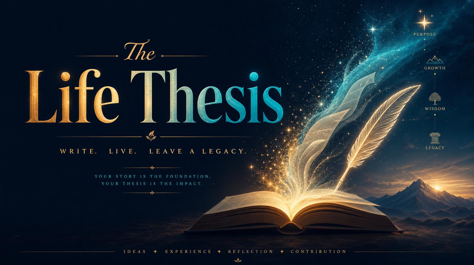 The Life Thesis - First Draft